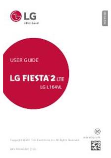 LG Fiesta 2 LTE manual. Tablet Instructions.